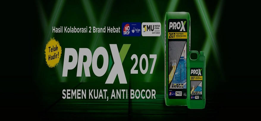 PRO-X 207 Pelapis Anti Bocor  yang  Mudah  Diaplikasikan